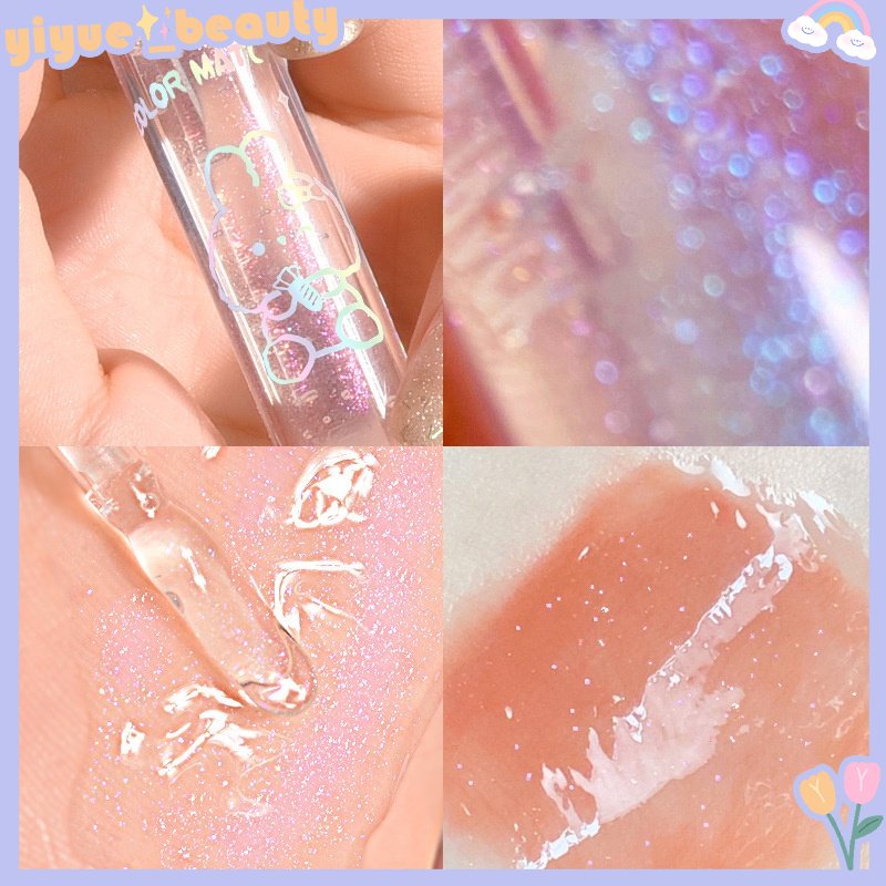 Son Bóng Trong Suốt Ánh Sao Lấp Lánh Trang Điểm Cho Nữ