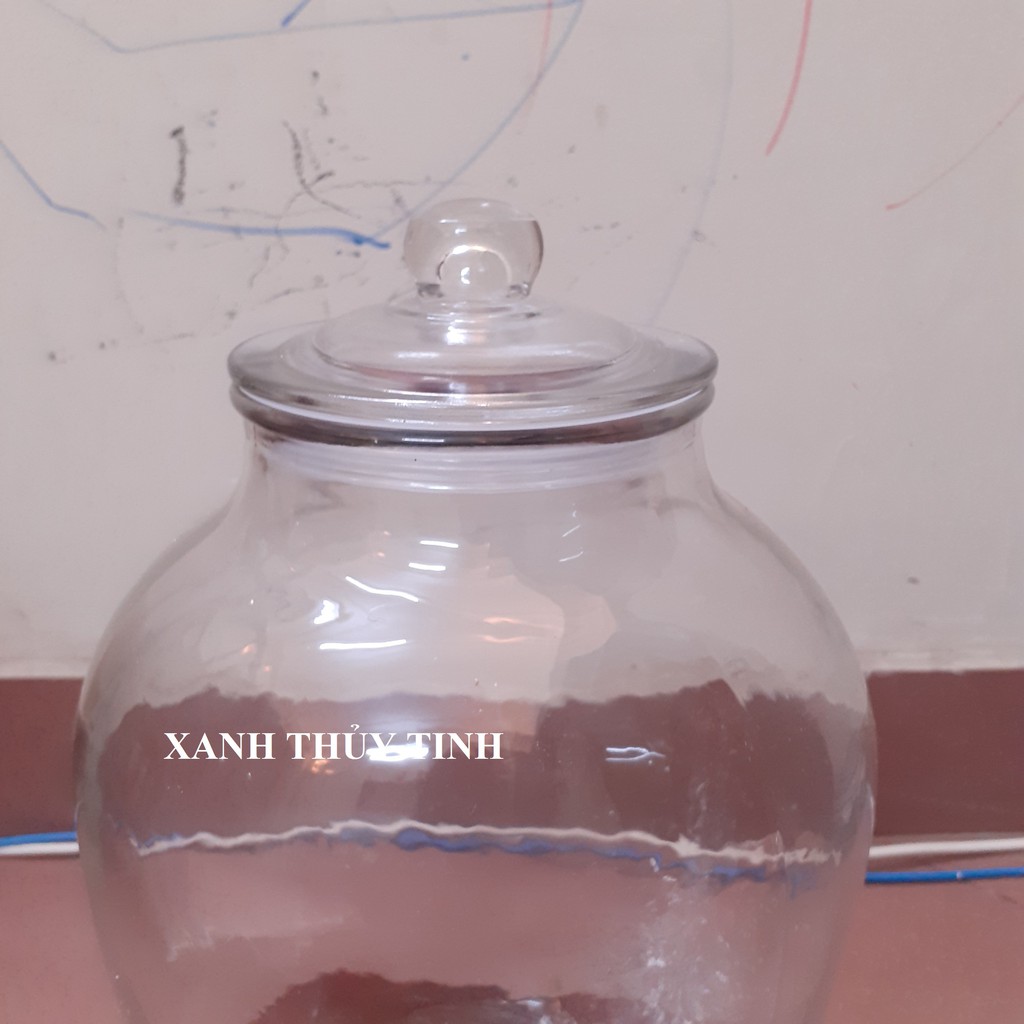Bình thủy tinh dáng chum 217G - dung tích 15 lít