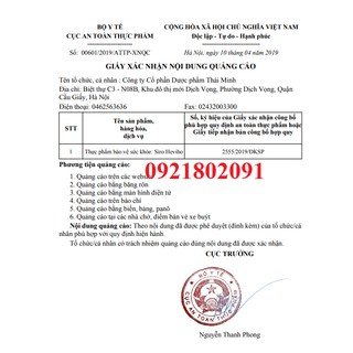 TPCN heviho dạng siro giảm ho long đờm