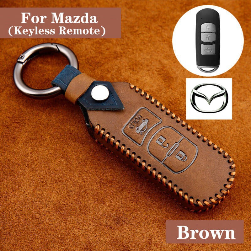 Bao da bảo vệ chìa khóa xe hơi Mazda chuyên dụng CX5 Mazda 3 Mazda 6
