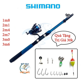  Bộ cần câu máy Shimano tặng kèm dây câu lưỡi câu và phụ kiện đầy đủ Đồ Câu Việt Bắc 