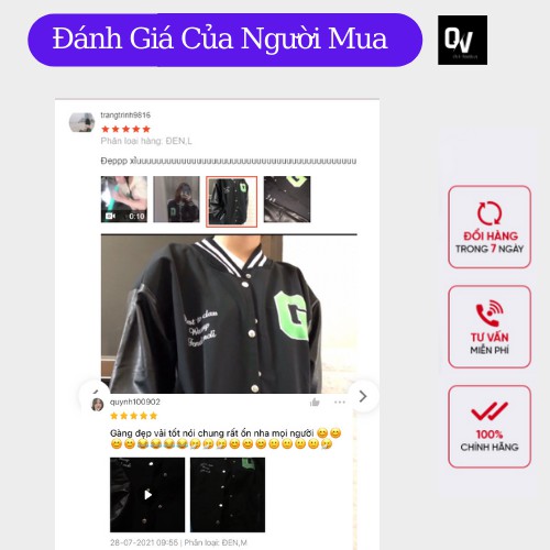 Áo bomber chữ G xanh Áo bomber da chữ thêu chất dày dặn hàng xịn Có Ảnh Thật Tự Chụp + Đánh Giá - Shop Q&amp;V