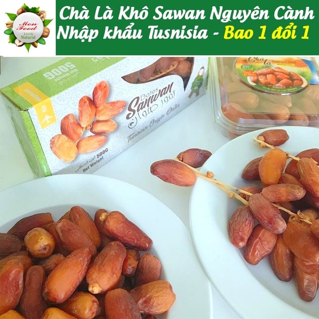 Chà Là Khô Nguyên Cành Loại 1, Chà Là Sawan Sấy Dẻo Không Đường, ToFood86