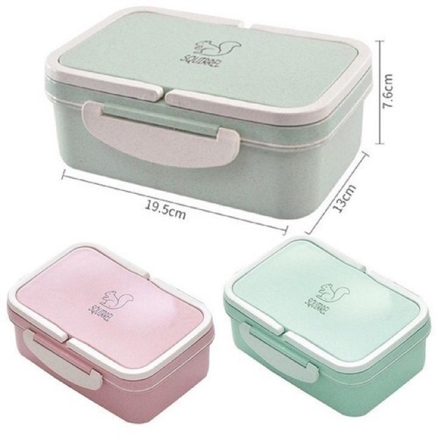 FREESHIP ĐƠN 50K_Hộp đựng cơm lúa mạch kèm quai xách cao cấp 1000ml