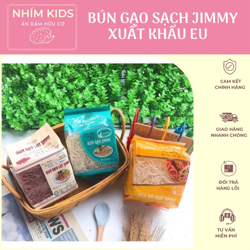 [Date T6/2024] Bún Gạo Sạch Jimmy Xuất Khẩu Châu Âu Non GMO