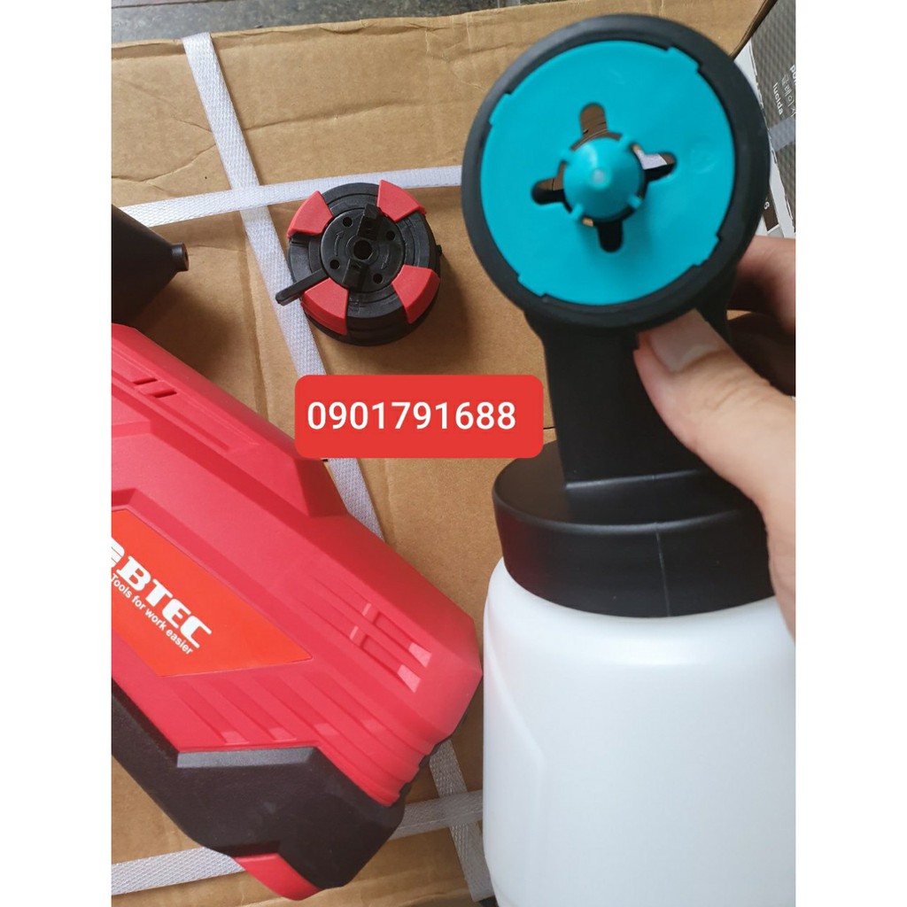 Máy phun sơn 600W Btec BT27-800 - Hàng chính hãng, bảo hành 4 tháng