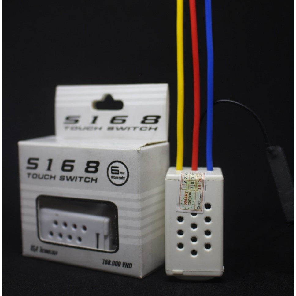 Công tắc cảm ứng S168 Plus ⚡ 𝗙𝗥𝗘𝗘 𝗦𝗛𝗜𝗣 ⚡ Công tắc điều khiển từ xa tiện lợi, dễ lắp đặt, bảo hành 6 năm