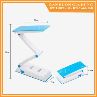 Đèn bàn gấp gọn km 6653c - đèn học, đọc sách