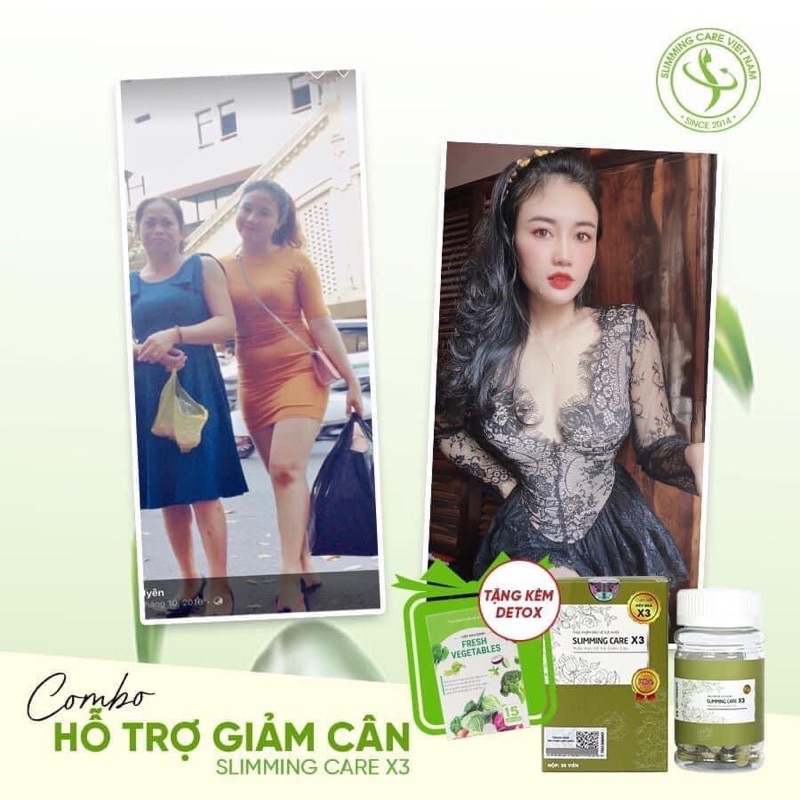 Trà thảo mộc Slim X3 tăng detox chính hãng