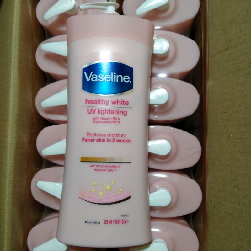 Sữa dưỡng thể Vaseline Healthy White UV Lightening Body Lotion 725ml