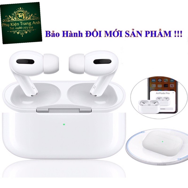 TAI NGHE AIRPOSD PRO SẠC KHÔNG DÂY,CẢM ỨNG ĐA ĐIỂN CÓ CHECK SETTING [bảo hành 3 tháng lỗi nhà sản xuất]