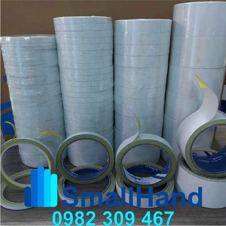 Băng dính 2 mặt vàng dầu – Dùng trong công tác VPP, dán hồ sơ, bao thư, bưu thiếp...