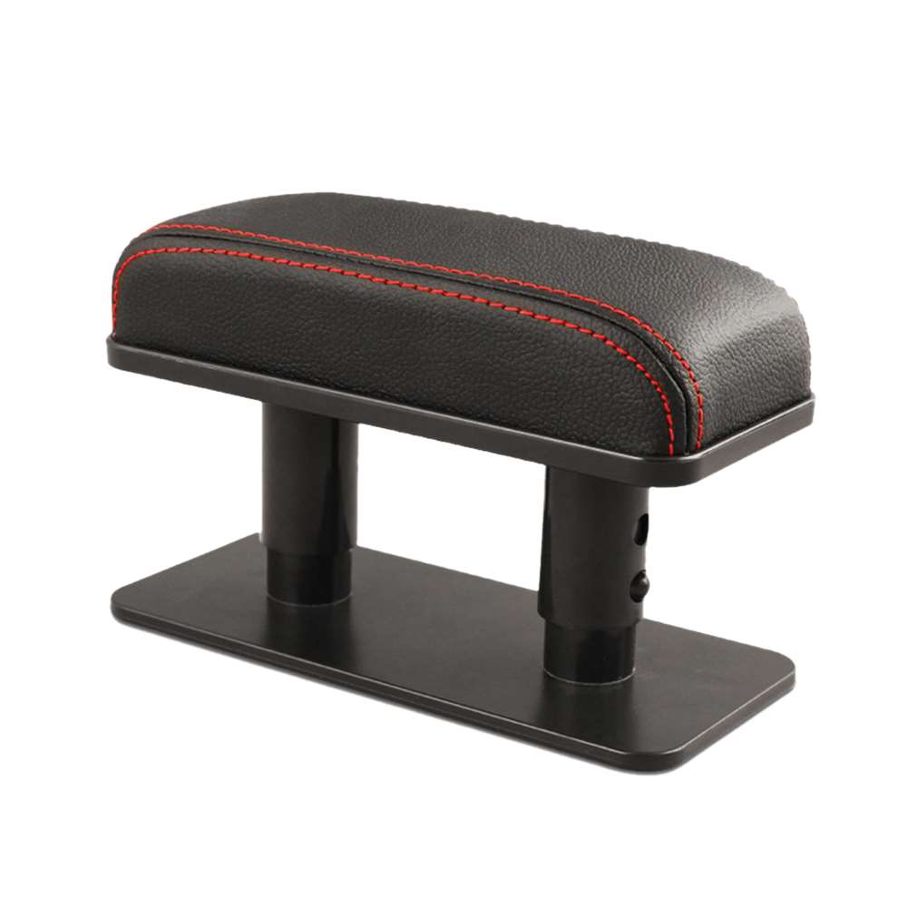 Universal Car Armrest Cushion Pu Leather Elbow Support Mat Main Driver Co-pilot Position Anti-fatigue Armrest Arm Protective Pad