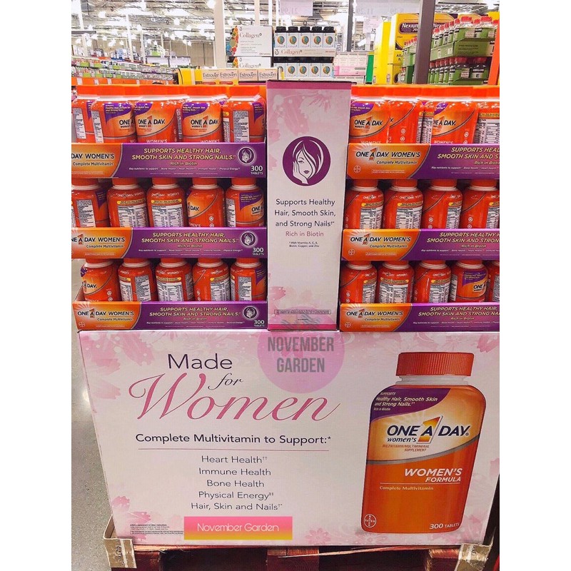 (Air 8/22 Bill Mỹ) Viên uống bổ sung khoáng chất One A Day Women's Complete Multivitamin 300 viên | BigBuy360 - bigbuy360.vn