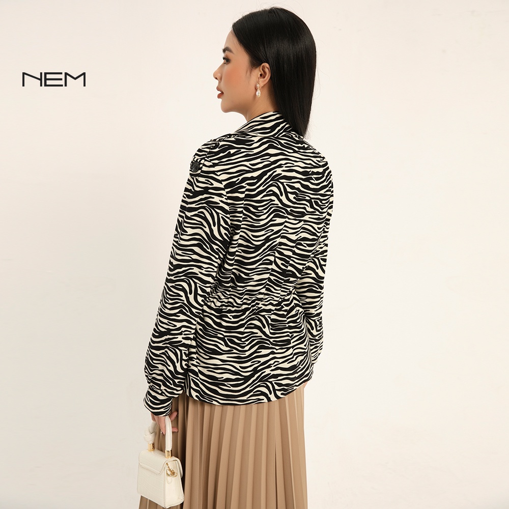 Áo khoác nữ công sở thiết kế cao cấp phong cách trẻ trung NÈM Fashion AK30802