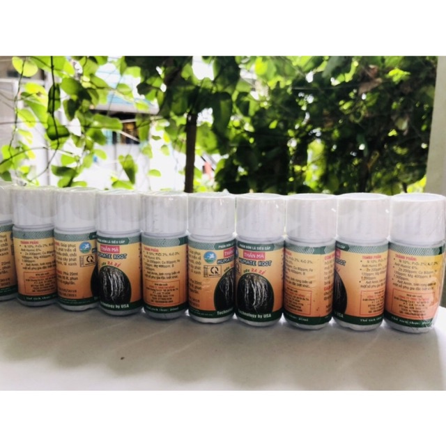 Thần Mã Humate Root Vĩ 10 lọ*20ml - Phân Bón Lá, Siêu Ra Rễ