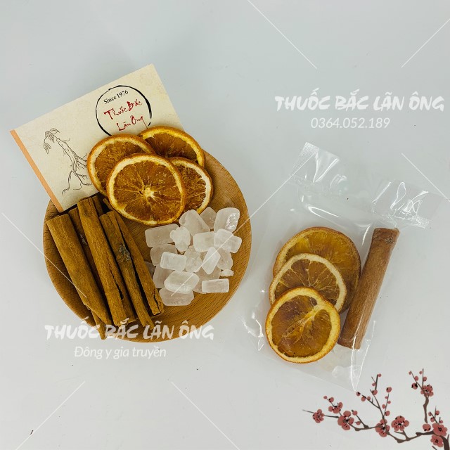 Trà cam quế sấy lạnh và 60 set trà hoa mix tự chọn, trà phổ nhĩ thượng hạng - Lãn ông