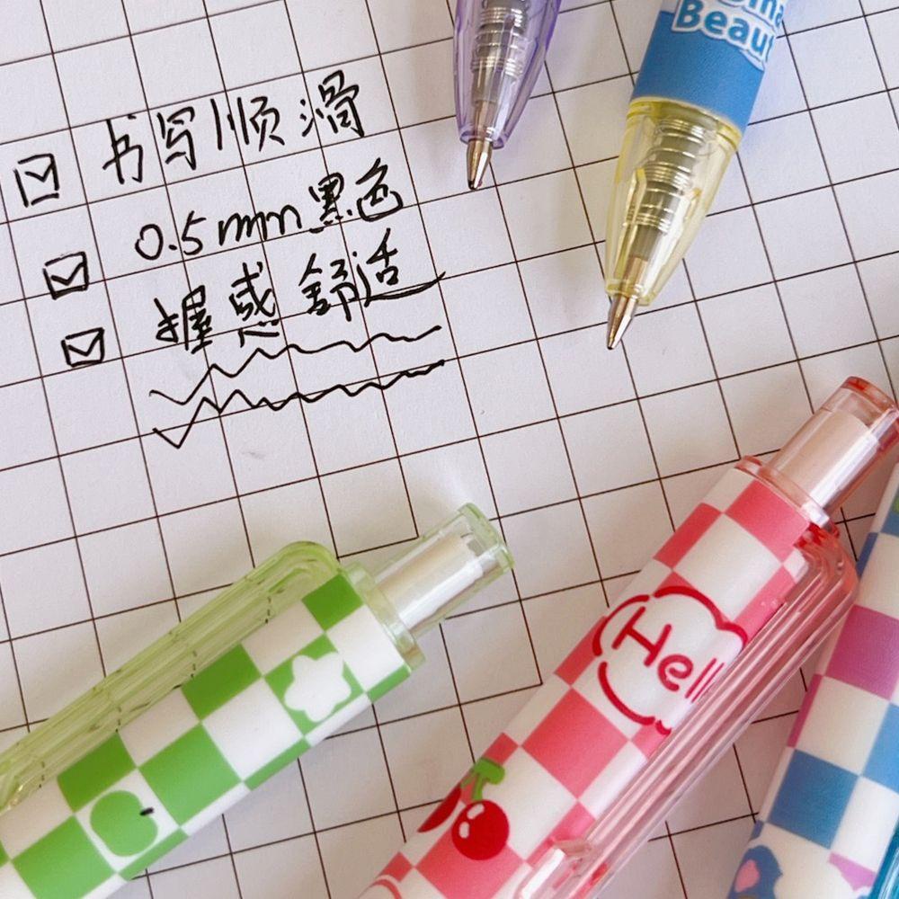 Bút Mực Gel Họa Tiết Hoạt Hình Gấu / Cún Trung Tính Dùng Làm Quà Tặng Cho Học Sinh