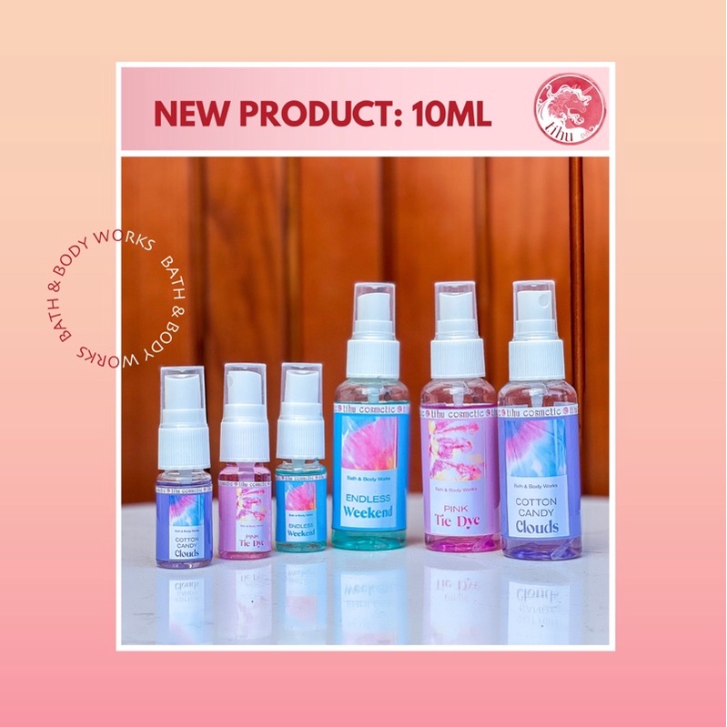 Xịt thơm nước hoa body mist cỡ nhỏ 30ml-50ml Bath &amp; Body Works