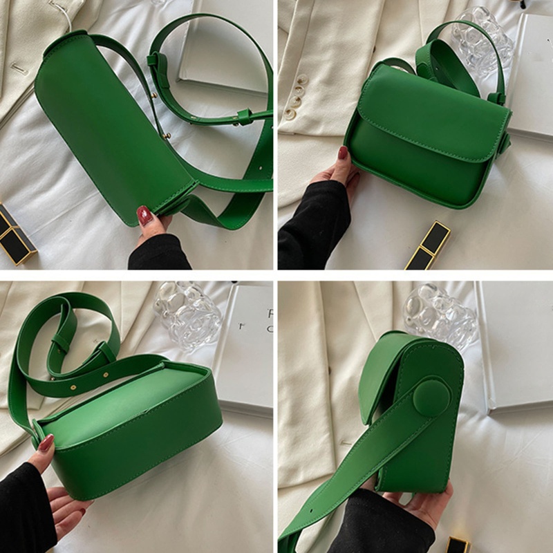 Túi Đeo Chéo Da PU Phong Cách Retro Sang Trọng Cho Nữ