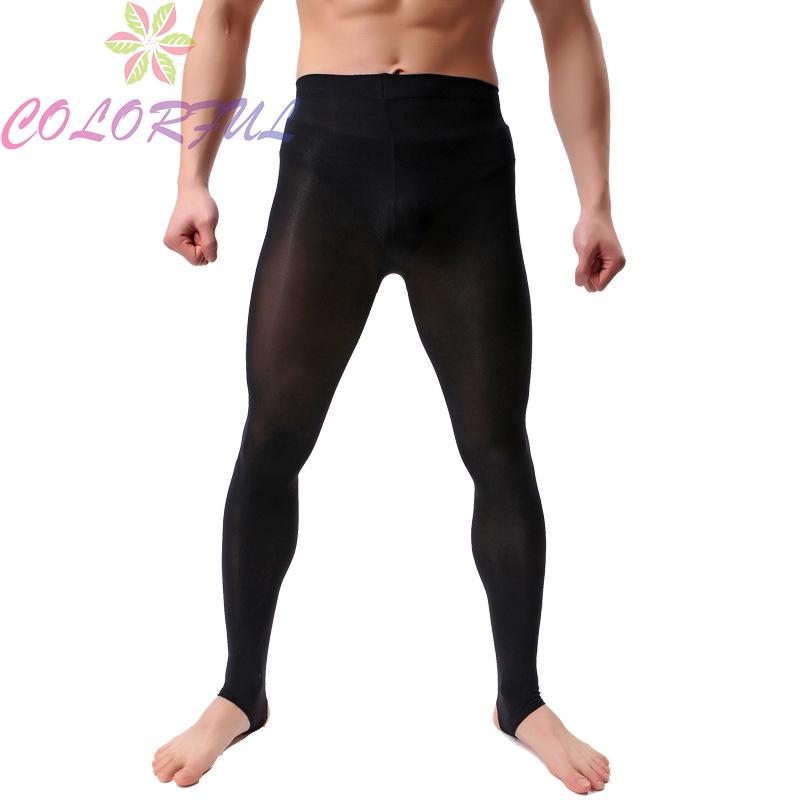 Quần Legging Lưng Cao Xuyên Thấu Gợi Cảm Cho Nam