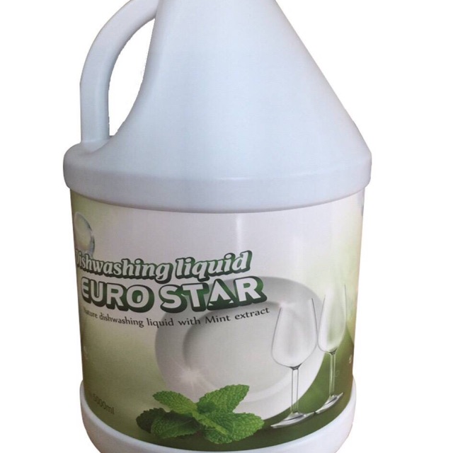 Nước rửa chén eurostar 5l hương bạc hà