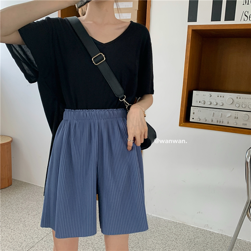 Quần ngắn ống rộng Thời Trang Cho Nữ