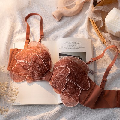 Bộ đồ lót  bèo ren mút xoài có gọng đệm vừa 2021