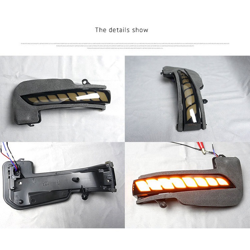 Đèn led Xi Nhan Màu Vàng Gắn Gương Chiếu Hậu Cho toyota fortuner hilux innova 2016 +