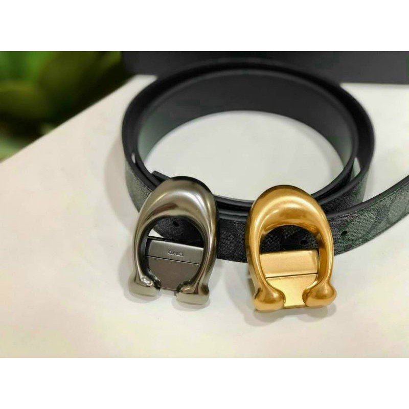 Nịt C0ach nam da thật cực sang