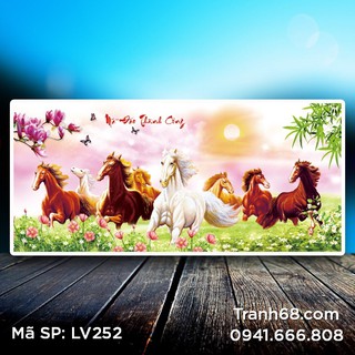 Tranh đính đá mã đáo thành công lv252 kích thước 108*55cm.