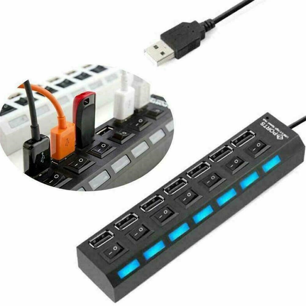 Bộ Chia 7 Cổng Usb 2.0 Tiện Dụng