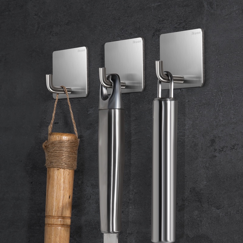 Móc treo dán tường - Móc dính tường INOX 304 chịu lực 5kg - ECO