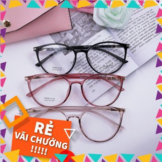 [Rẻ Vô Địch] Mắt kính gọng dẻo Hàn Quốc - gọng kính cận nam nữ cao cấp MS127 [Free Ship]