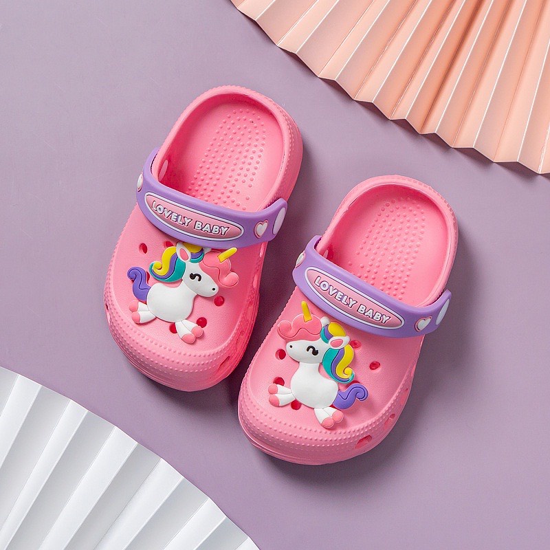 Dép Cho Bé, Sục Cross Mario Trẻ Em Siêu Nhẹ,Êm, Chống Trơn Trượt Hình Động Vật Dễ Thương