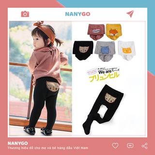 Quần Tất Legging Mông Thú Xuất Nhật Cho Bé Từ 0 - 5 Tuổi