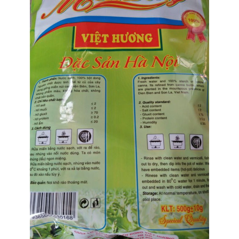 MIẾN DONG VIỆT HƯƠNG ĐẶC SẢN HÀ NỘI ( gói500g)