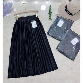 Chân váy dài xếp ly cao cấp