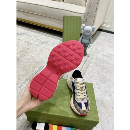 Giày thể thao sneaker nâng đế đế hồng siêu nhẹ fullbox