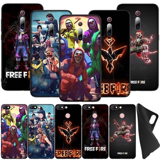 Ốp Lưng Silicon Mềm In Hình Game Free Fire Cho Xiaomi Redmi Note 9 / 7 Pro / 9a / 9c / 7a / Note7 / Note9