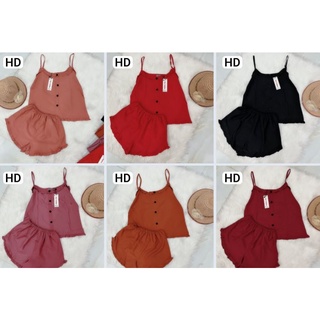 Set Bộ Kate lụa đùi 2 dây dưới 60kg