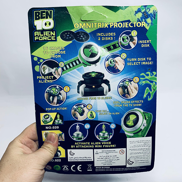 ĐỒNG HỒ VUÔNG BEN10 E0403 - ĐỒ CHƠI TRẺ EM