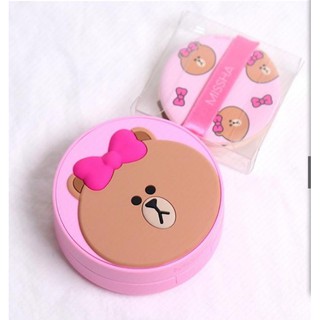 Missha x line friends glow tension cushion