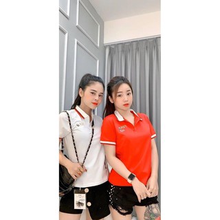 Áo phông cổ bẻ thêu PUM