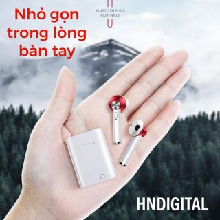 Tai nghe true wireless tws d012 - bluetooth 5.0 - đàm thoại cả 2 tai - thiết kế đột phá