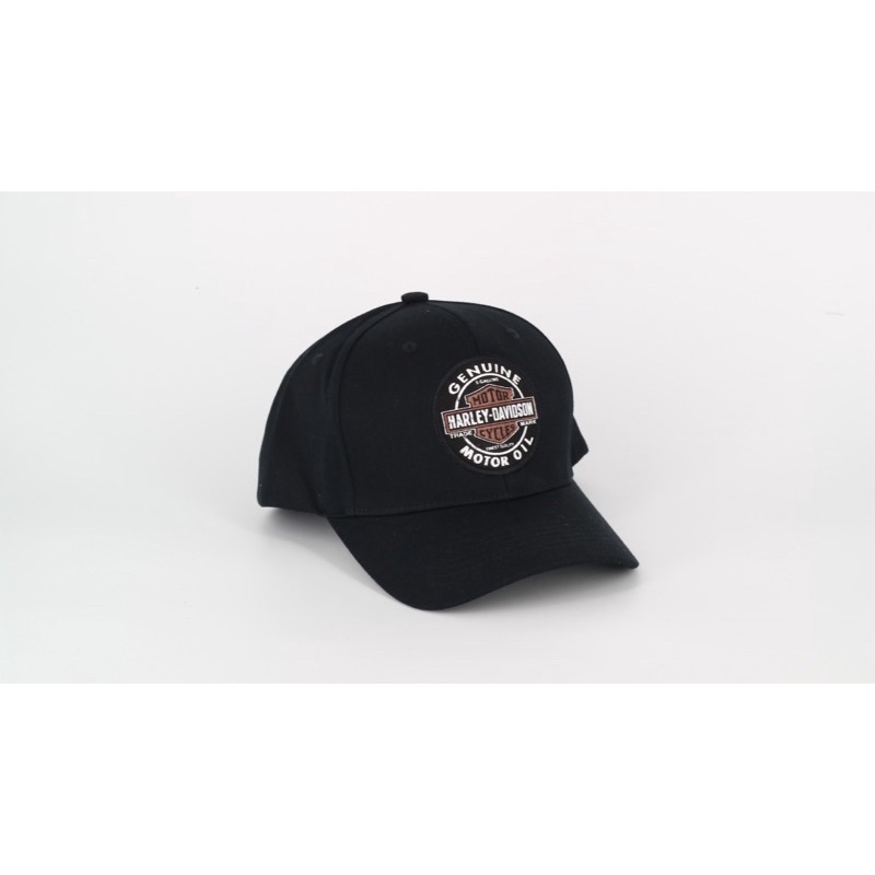 Nón kết Harley đen