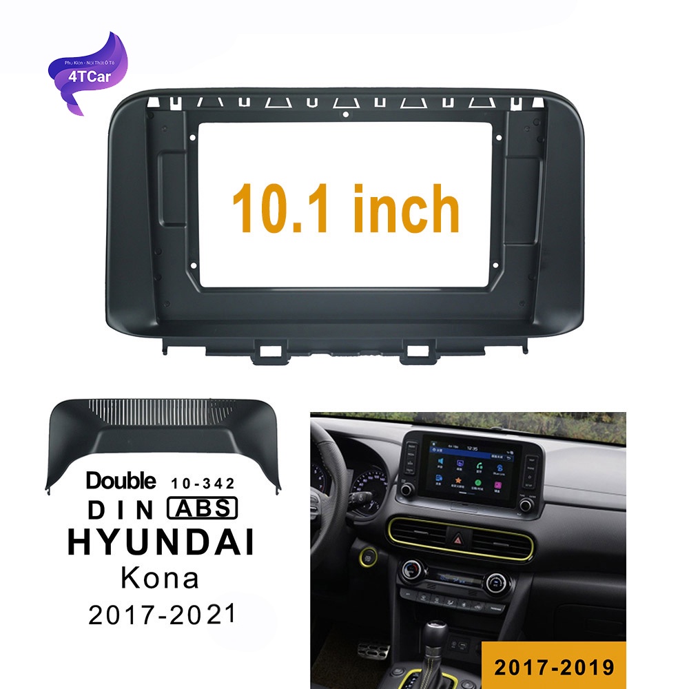 Mặt dưỡng Hyundai Kona 2019 (10 inch)