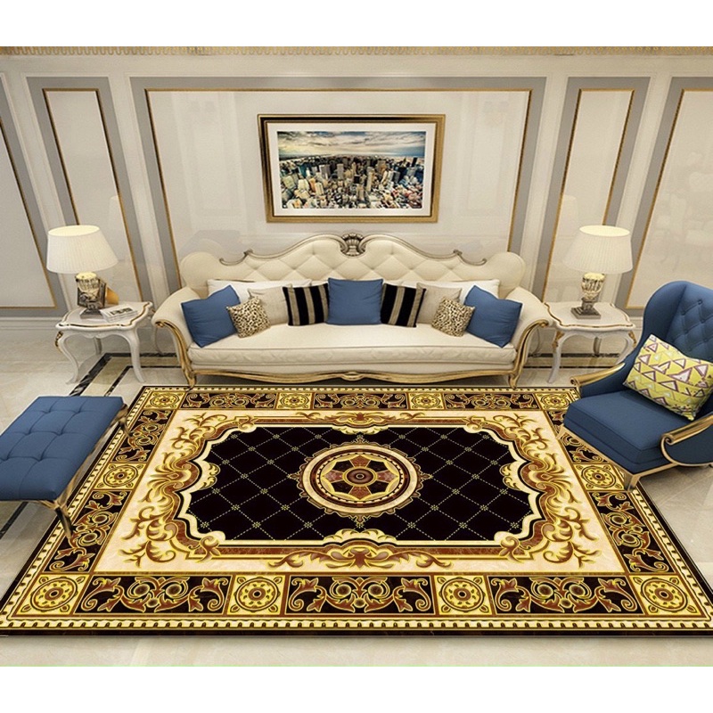 Thảm bali trải sàn- thảm lì với công nghệ in 5D cao cấp, có hạt nhựa chống trượt tuyệt đối - Kanta store