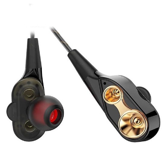 Tai nghe HiFi lõi kép siêu bass-Siêu trâu-có Míc đàm thoại-Hàng cao cấp -dc3530