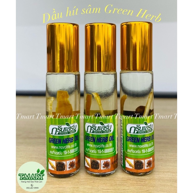 DẦU HÍT THẢO DƯỢC NHÂN SÂM THÁI LAN